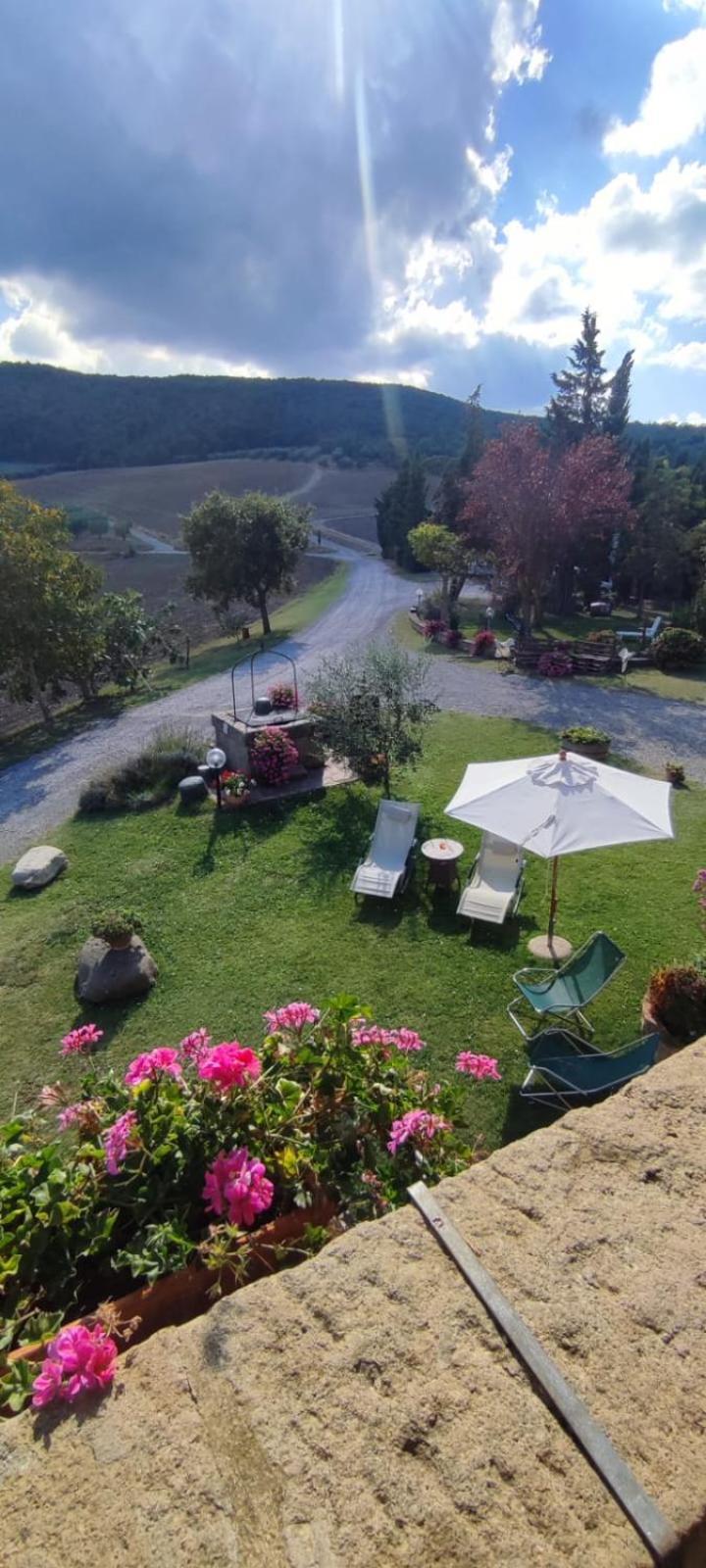 Agriturismo Il Pozzo Castiglione dʼOrcia Exteriör bild
